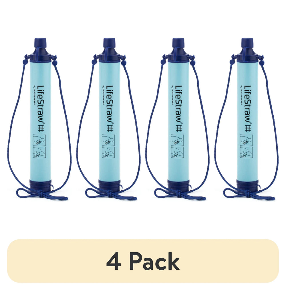Lifestraw Personal Water Filter for Travel, Hiking, Camping and Survival - Blue - USA MEGA SHOP