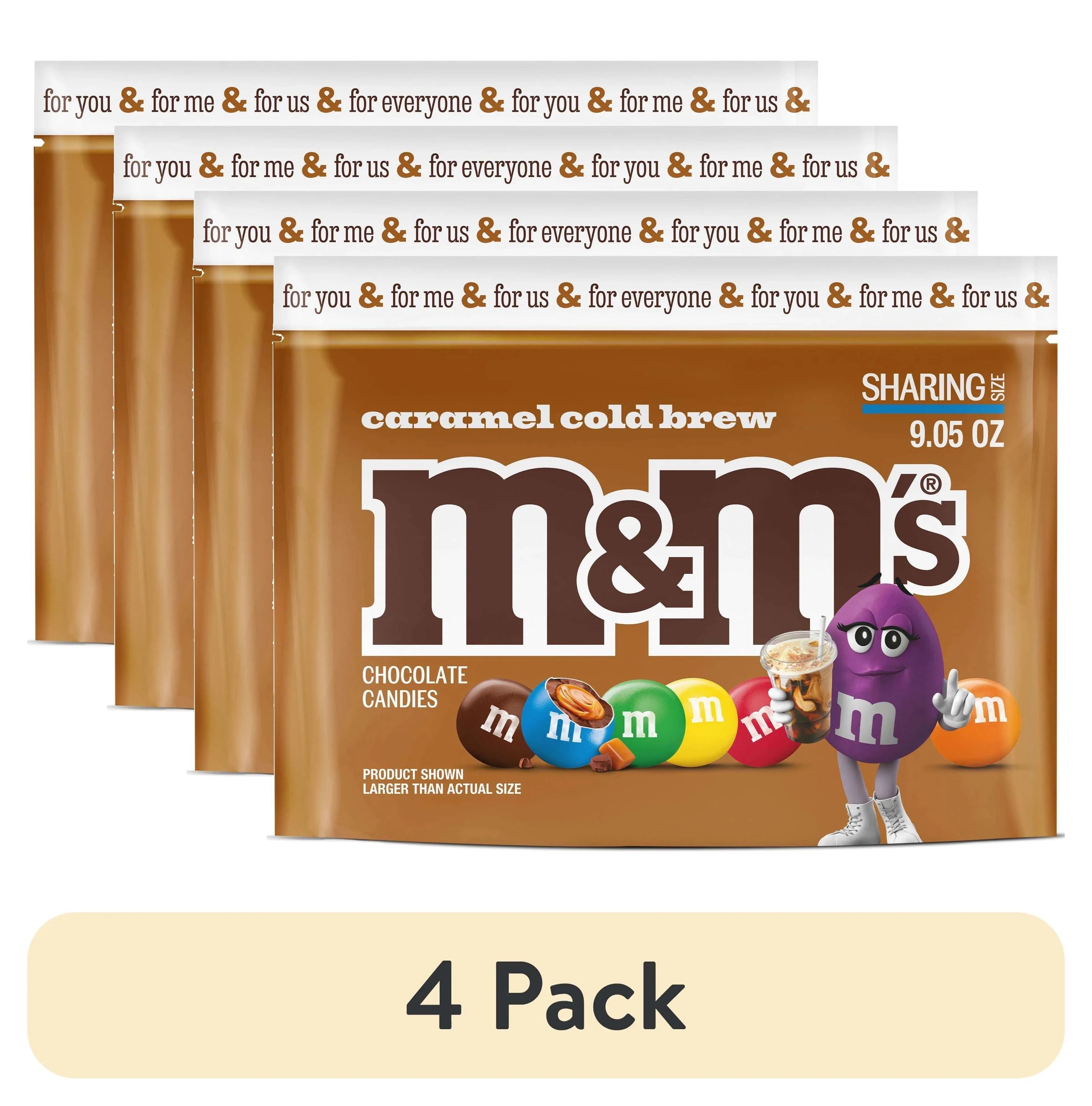 M&M's Caramel Cold Brew Milk Chocolate Candy - 1.41 oz Pack