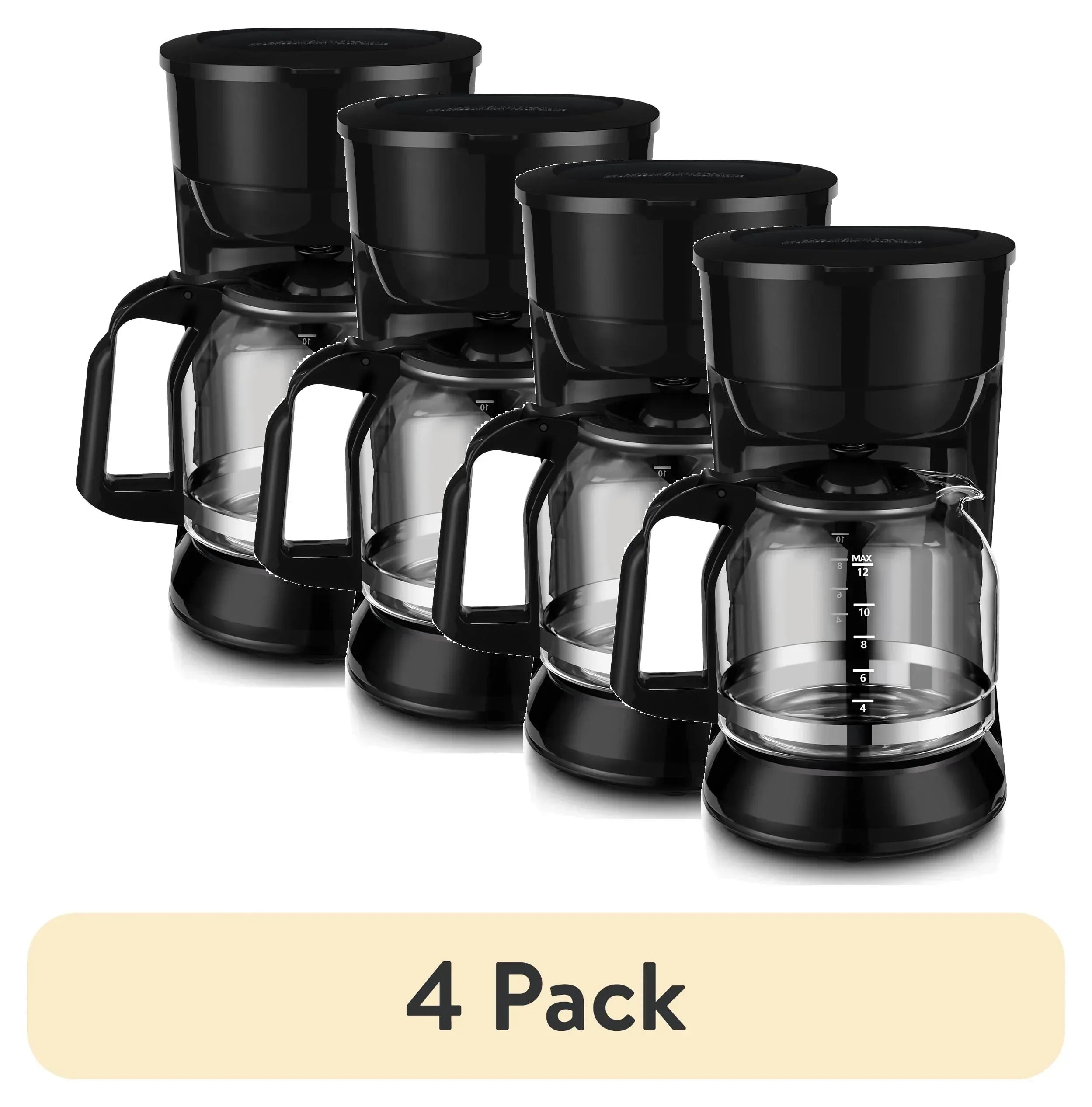 Mainstays Black 12-Cup Drip Coffee Maker