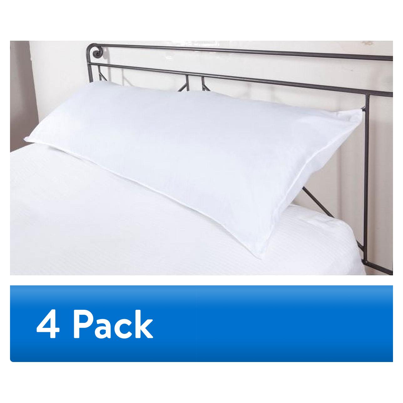 Mainstays Body Pillow - 20"x 54", White, Microfiber, Hypoallergenic