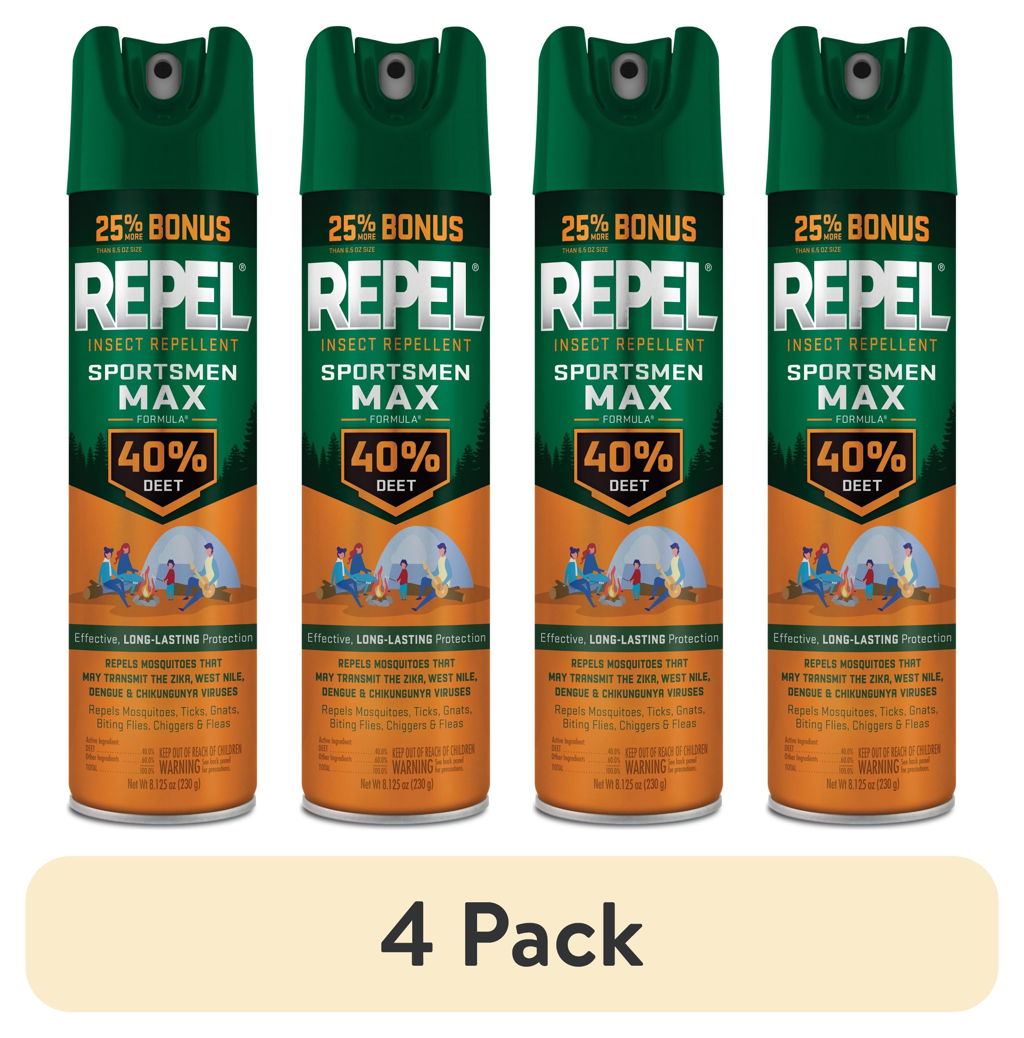 Repel Sportsmen Max Formula Insect and Mosquito Repellent, Bug Spray with 40% DEET, 8.125 Oz