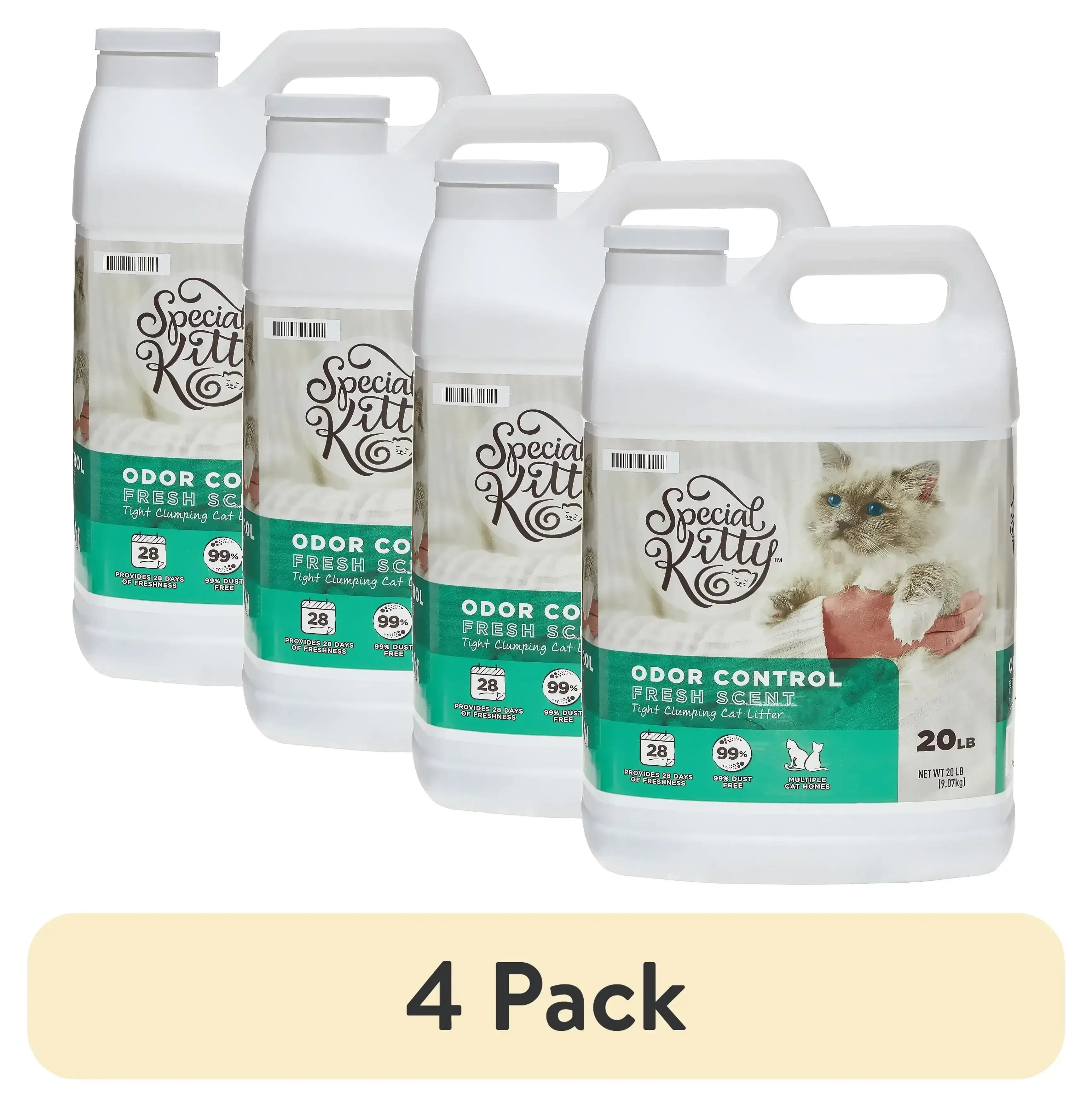 Special Kitty Scoopable Tight Clumping Cat Litter, Fresh Scent, 20 lb