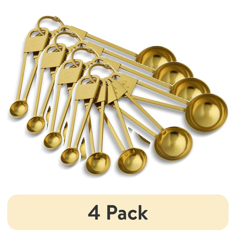 Thyme & Table 5-Piece Stainless Steel Measuring Spoon Set - USA MEGA SHOP