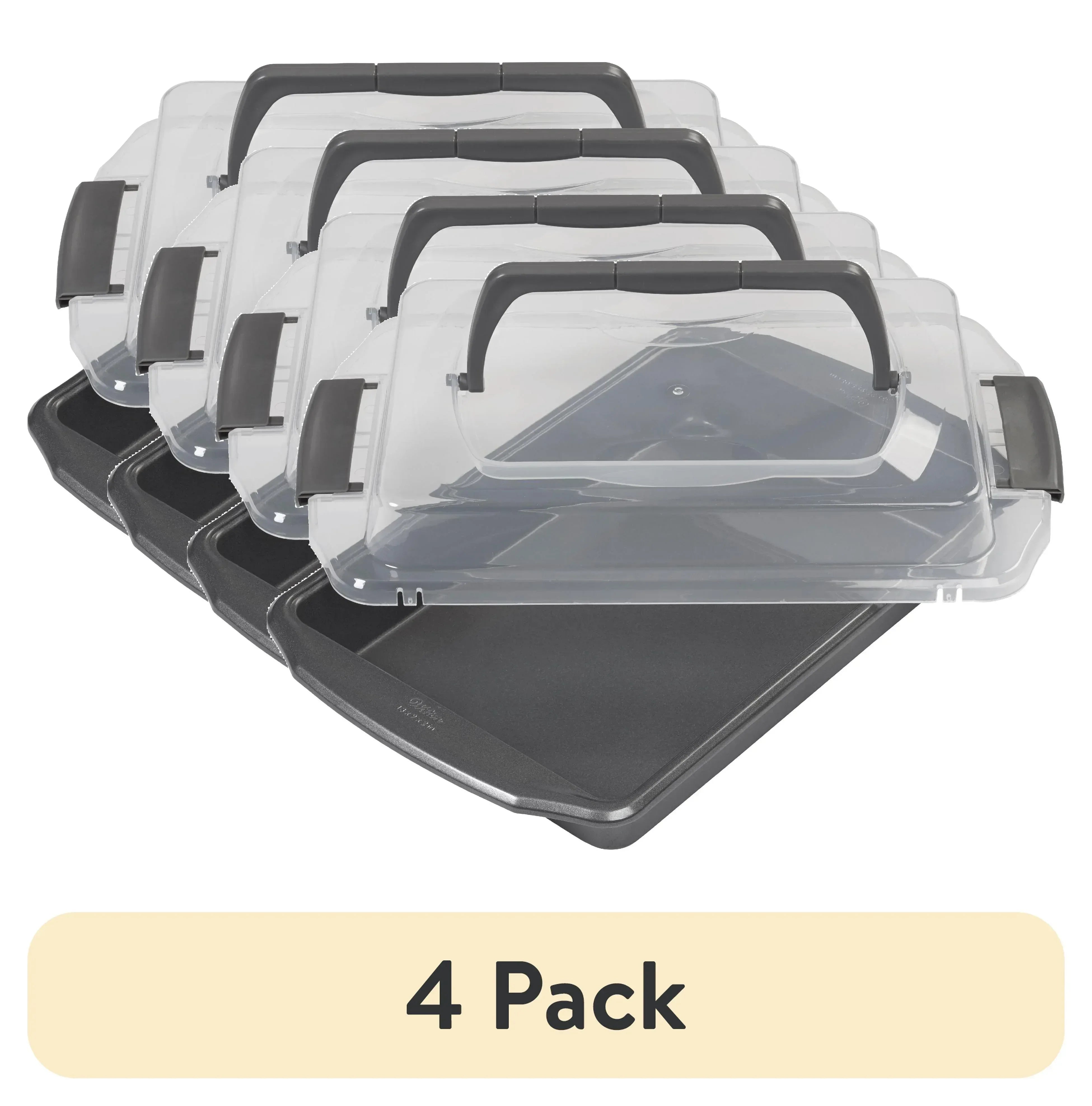 Wilton Premium Non-Stick Oblong Large Brownie Pan 9" x 13" Rectangular Baking Pan, Packaging May Vary