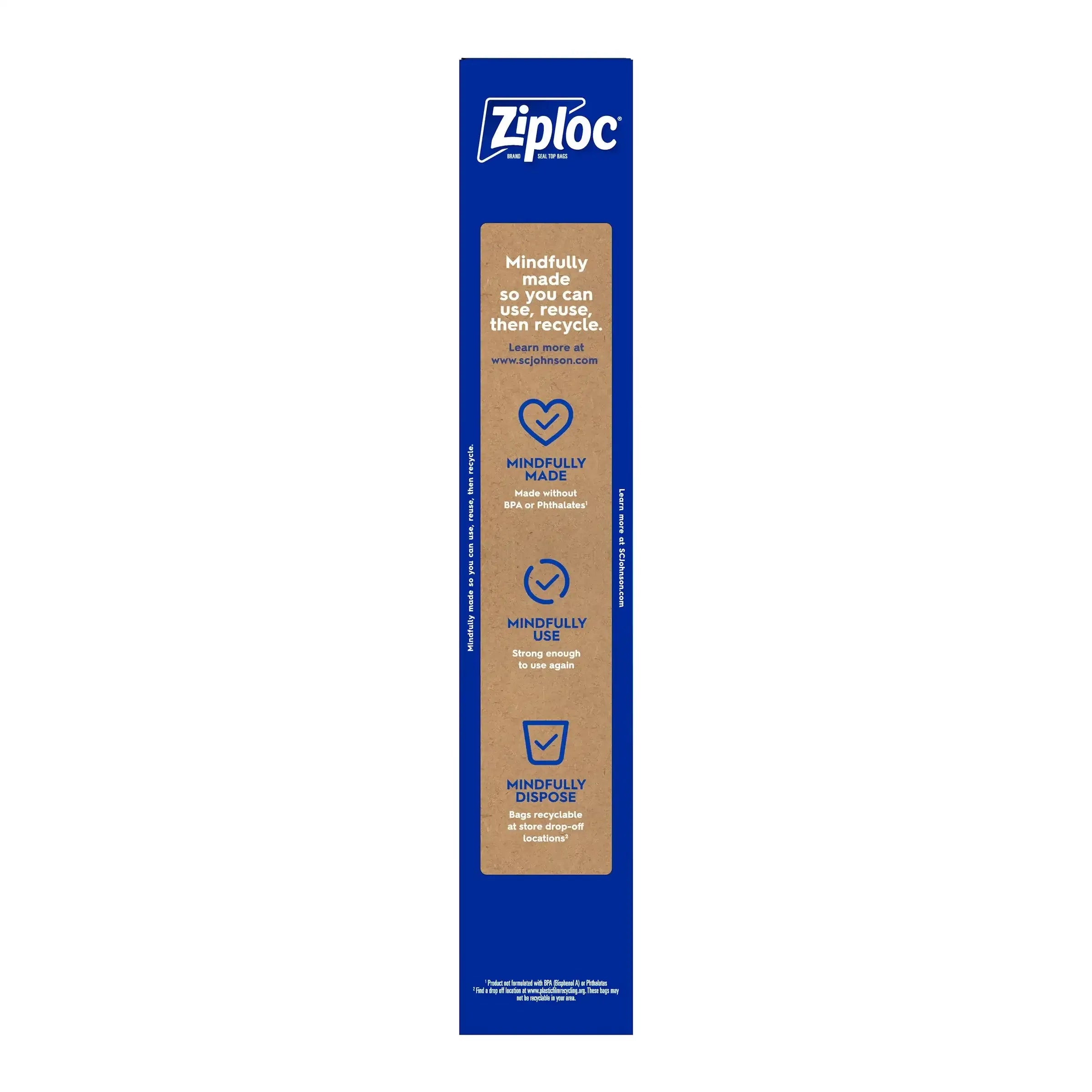Ziploc Seal Top Freezer Bag, 2-Gallon, 10-count, 3-pack - USA MEGA SHOP