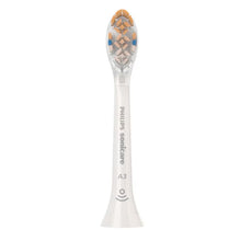 Philips Sonicare A3 replacement electric toothbrush head with soft orange bristles