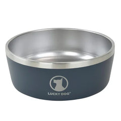 Lucky Dog Indulge 5, Double Wall 5 Cup Stainless Steel Dog Bowl, 2-pack - USA MEGA SHOP