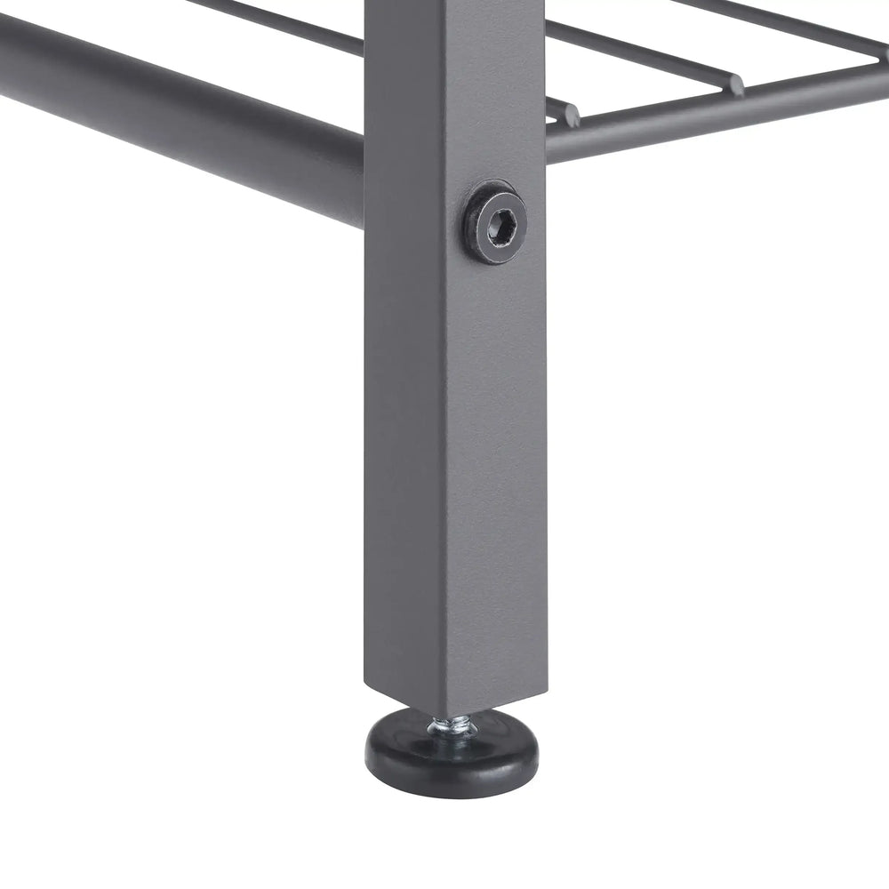 TRINITY 4-tier Shoe Rack with Console Top, Dark Gray - USA MEGA SHOP