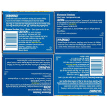Slider storage bag variety pack box back with warning and usage instructions