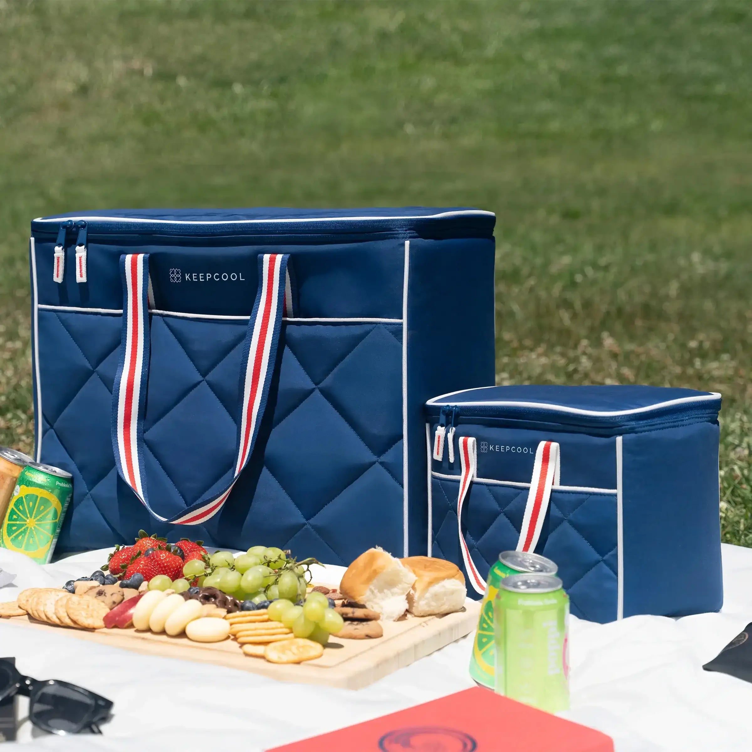 KeepCool Quilted Gemma Cooler Bags, Large and Lunch - USA MEGA SHOP