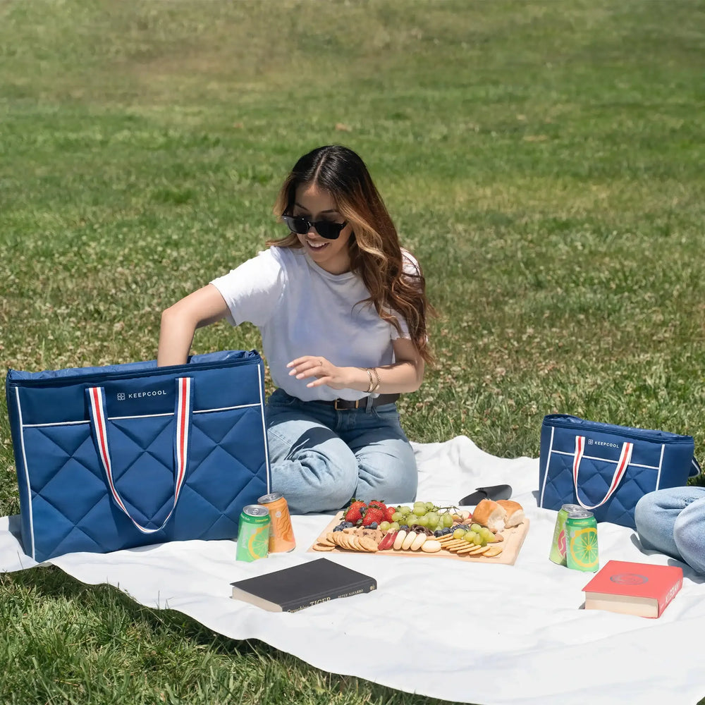 KeepCool Quilted Gemma Cooler Bags, Large and Lunch - USA MEGA SHOP