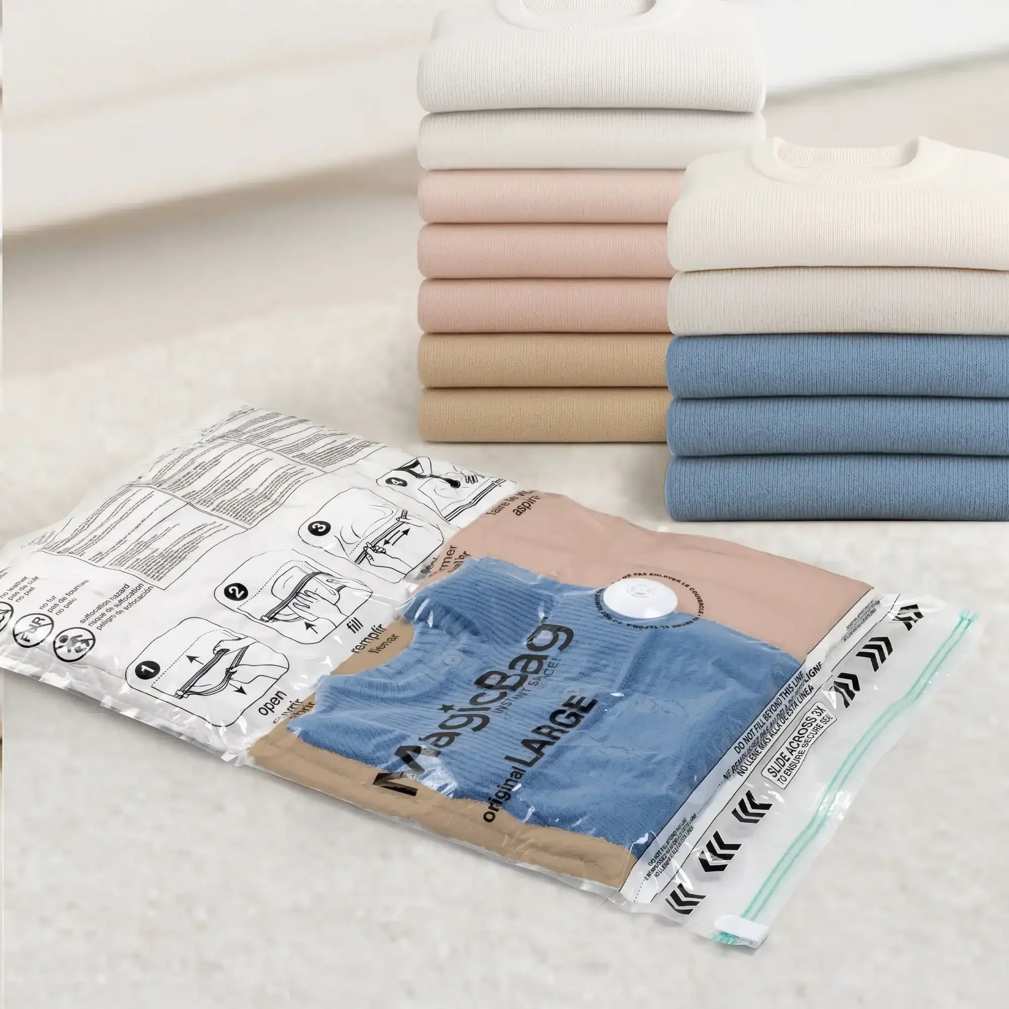 MagicBag Vacuum Storage Bag Combo Pack - USA MEGA SHOP