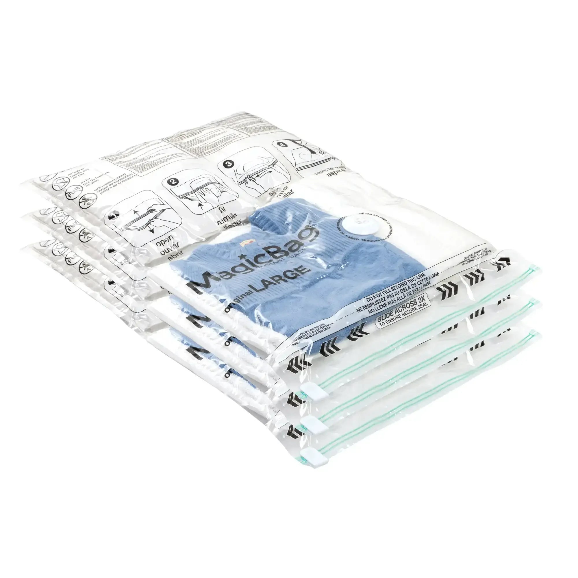 MagicBag Vacuum Storage Bag Combo Pack - USA MEGA SHOP