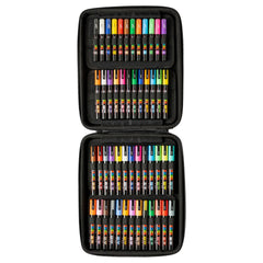 POSCA 50-count Marker Set with Carrying Case - USA MEGA SHOP