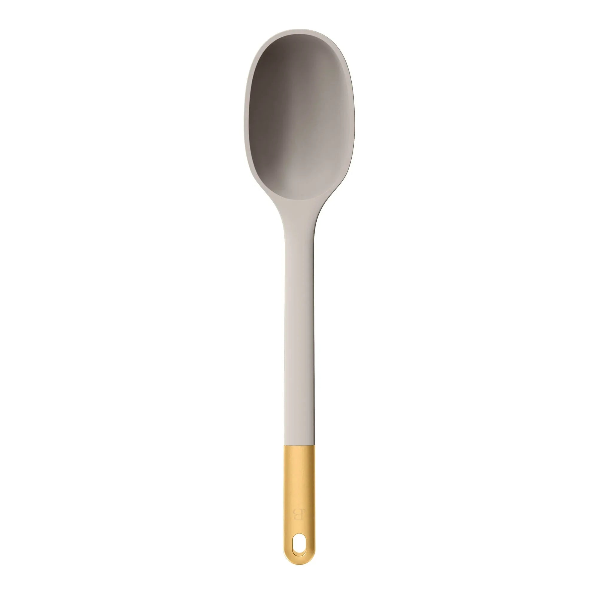 Beautiful 3-Piece Silicone Kitchen Utensil Tool Set, Porcini Taupe by Drew Barrymore
