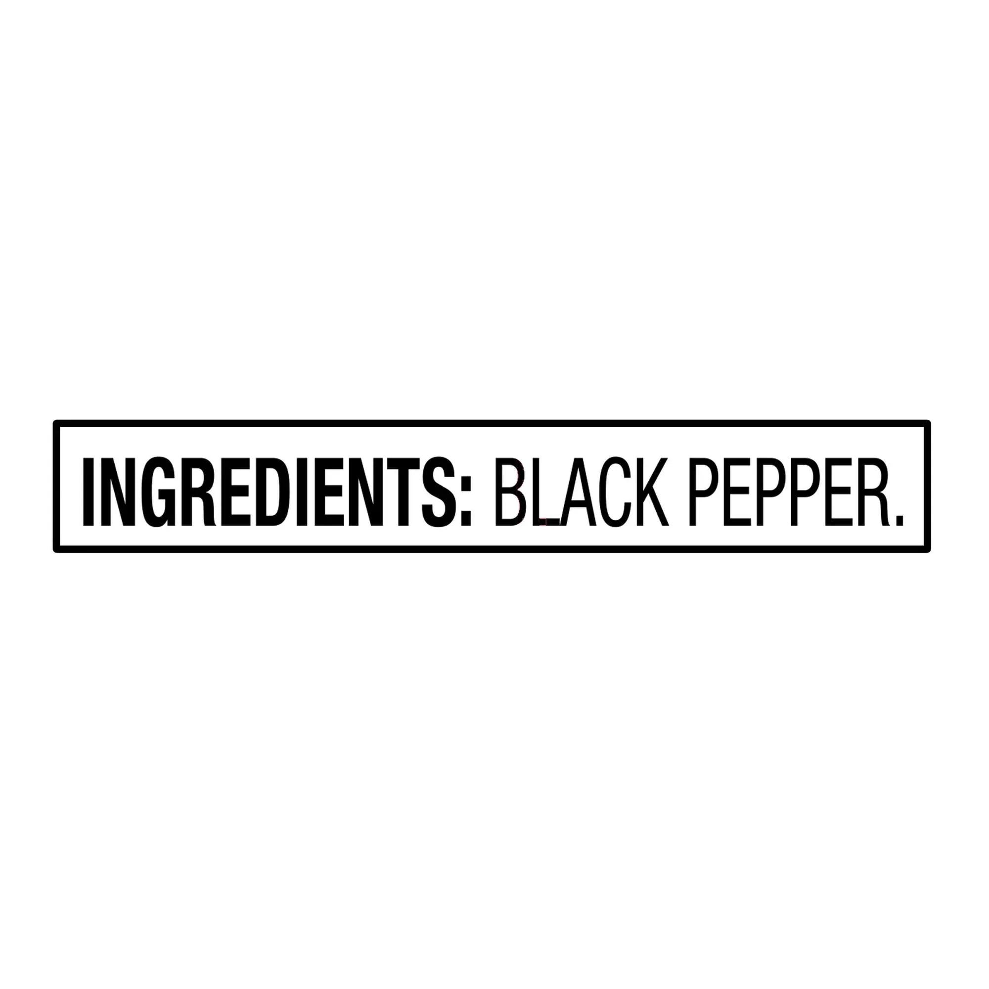 Great Value Ground Black Pepper, 3 oz