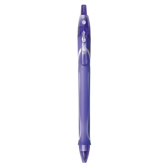 BIC Gel-Ocity Quick Dry Gel Pens, Medium Point (0.7mm) Assorted Colors, 12-Count