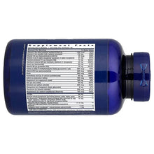 Multivitamin bottle back label with Supplement Facts nutrition panel