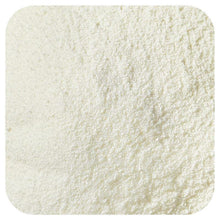 White collagen powder with fine grain texture