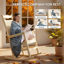 Gray electric throw blanket with white sherpa edge, draped while reading on a chair.