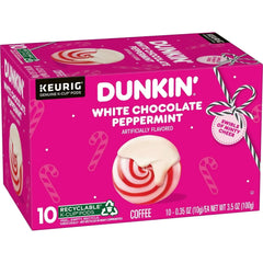 Dunkin’ Polar Peppermint Light Roast Coffee K-Cup Pods, 10 Count