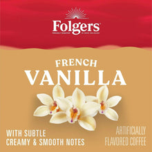 Keurig K-Cup coffee pod box labeled French Vanilla with vanilla orchids