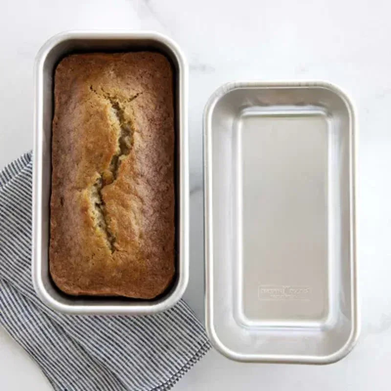 Nordic Ware Natural Aluminum 1Lb Loaf Pan, 2 Pack