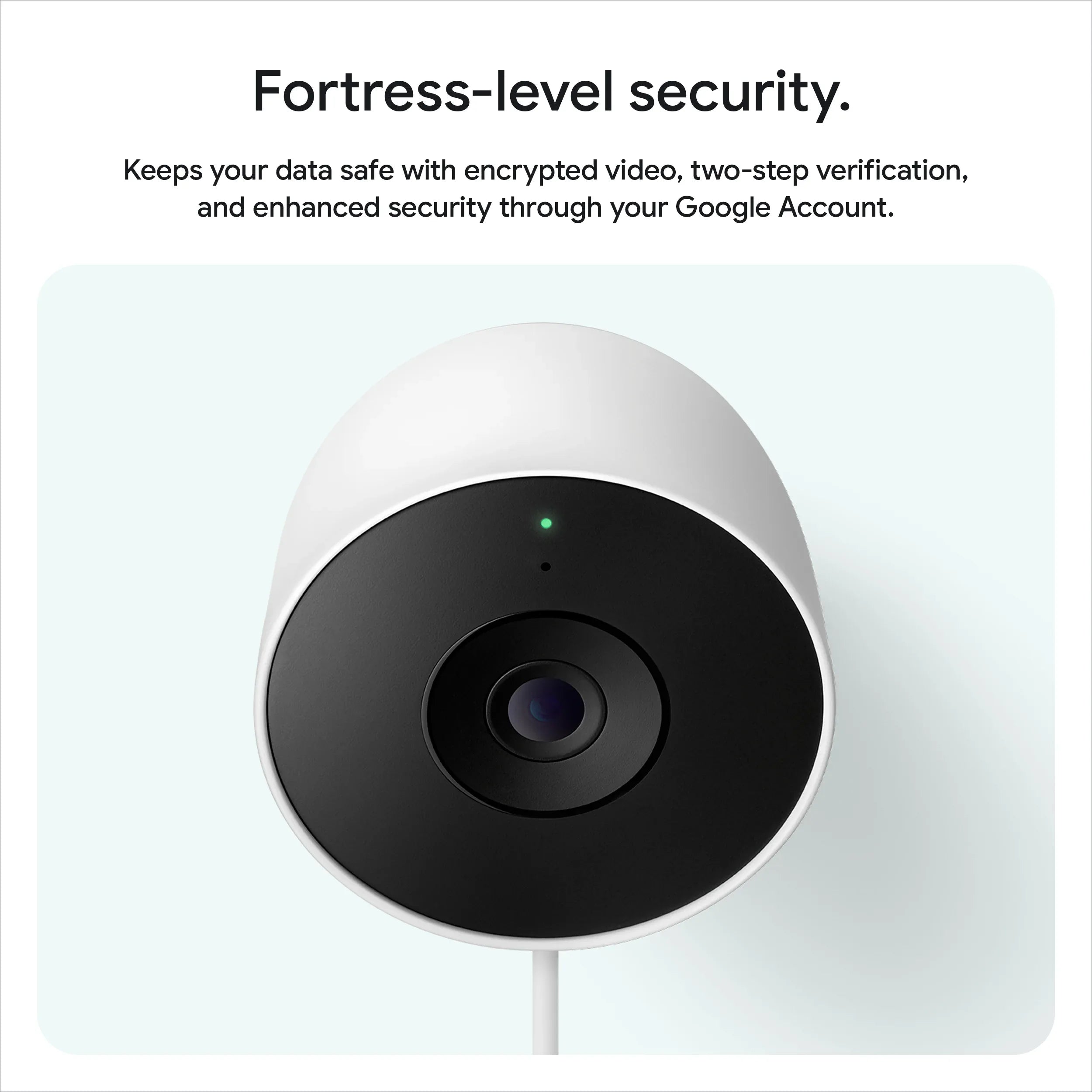 Google Nest Cam Outdoor Security Camera 2nd Gen with 2K Video and Gemini Compatibility