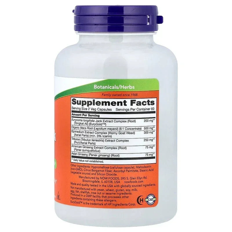 NOW Foods, TestoJack, Veg Capsules