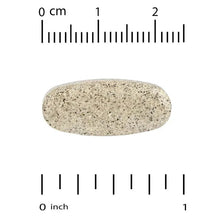 Magnesium & Hawthorn Extract Complex tablet, oval pill with size ruler