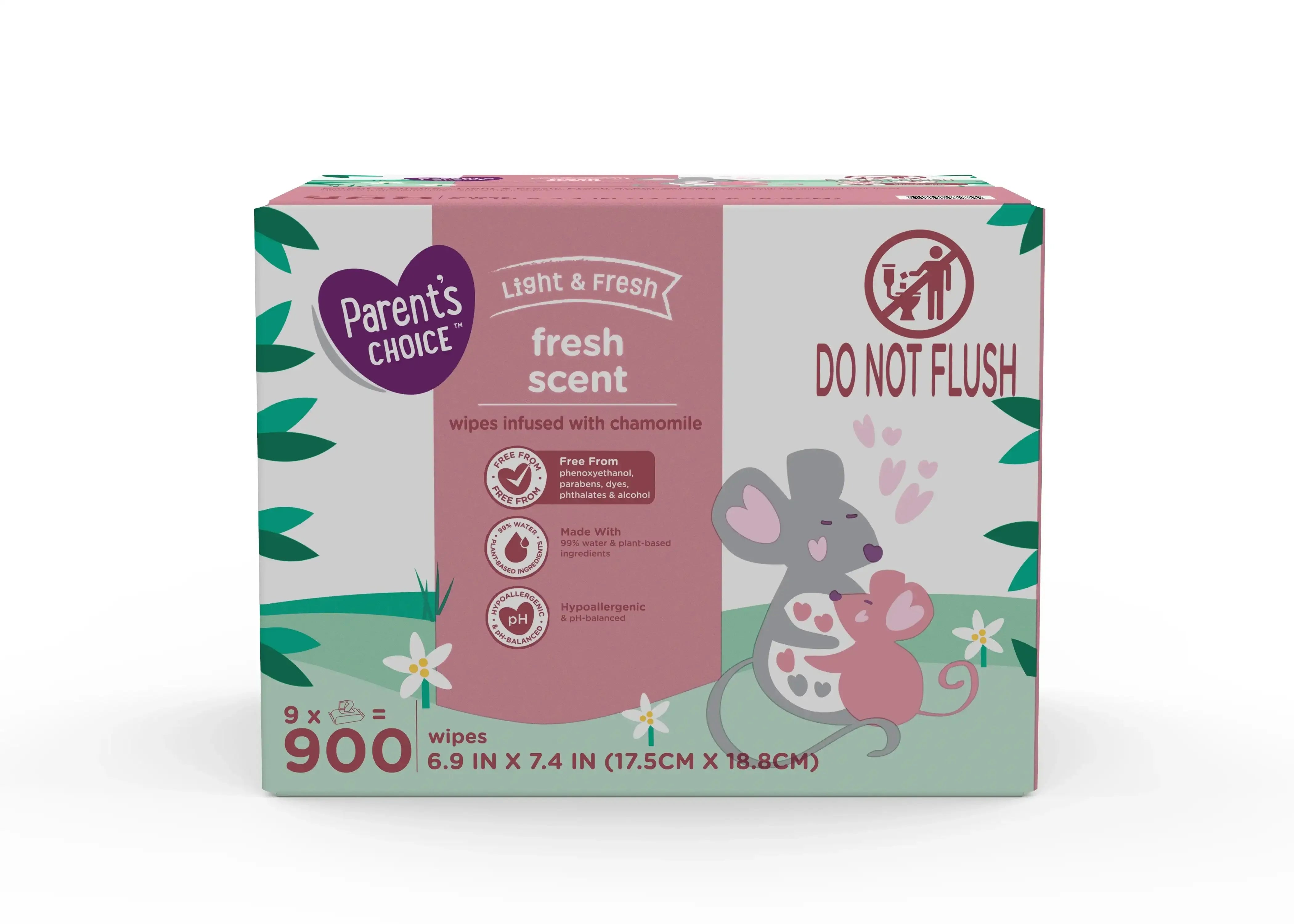 Parent's Choice Fresh Scent Baby Wipes - USA MEGA SHOP