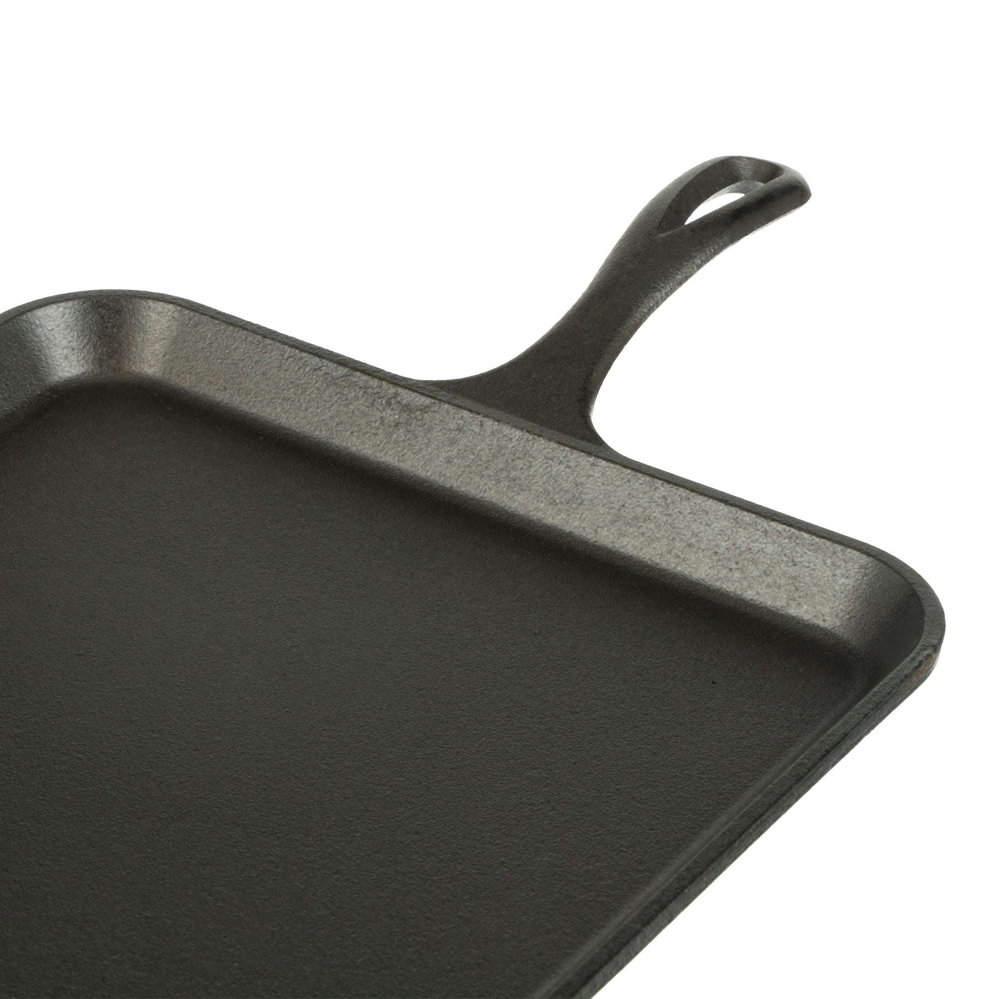 Lodge Cast Iron 11" Savor the Outdoors, Seasoned Square Griddle, Black
