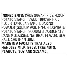 bettergoods muffin mix ingredients list panel