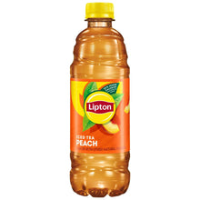 Lipton iced tea peach bottled drink, 9.5 oz