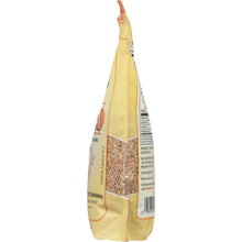 Organic farro grain bag side view with ingredient panel