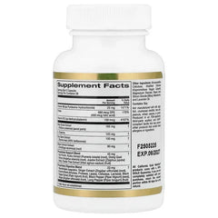 California Gold Nutrition, Menopause Comfort Support with Folate, Red Clover Extract, Vitamin B12, and Soy Germ Extract, 56 Veggie Capsules