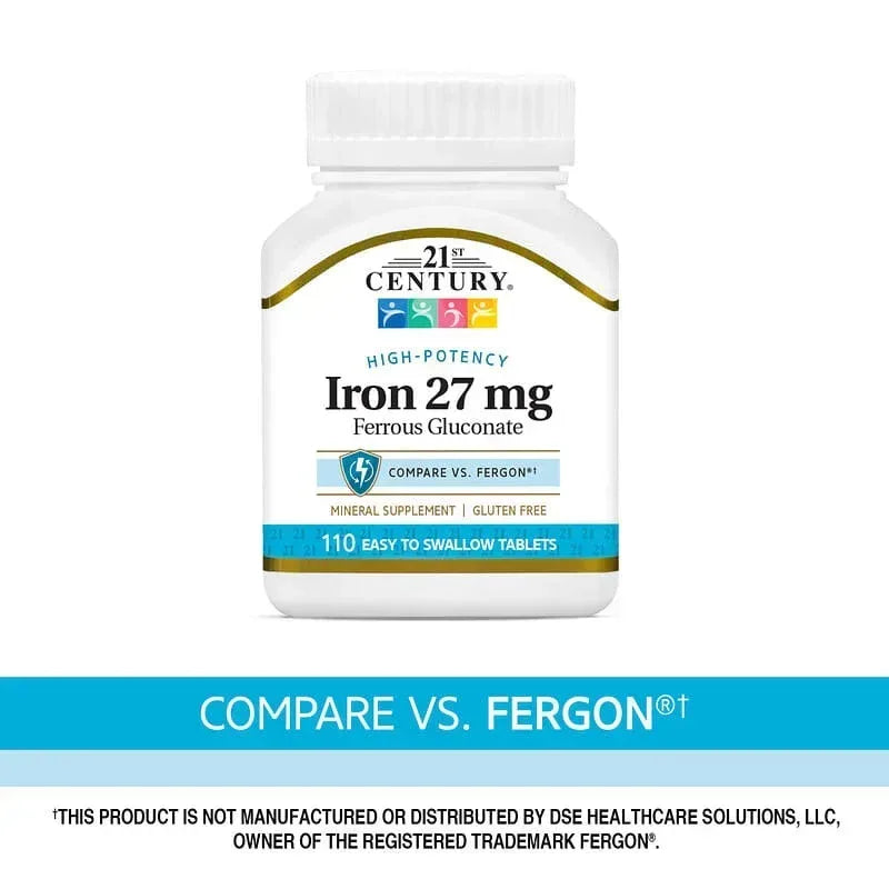 21st Century, Iron, 65 mg, 120 Tablets