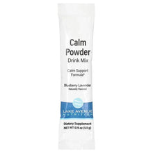 Calm powder drink mix packet, Blueberry Lavender, 0.19 oz (5.5 g) dietary supplement