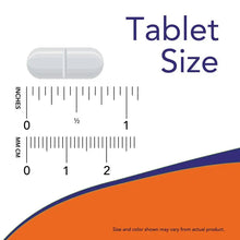 Tablet size graphic with inch and mm scales, labeled Tablet Size