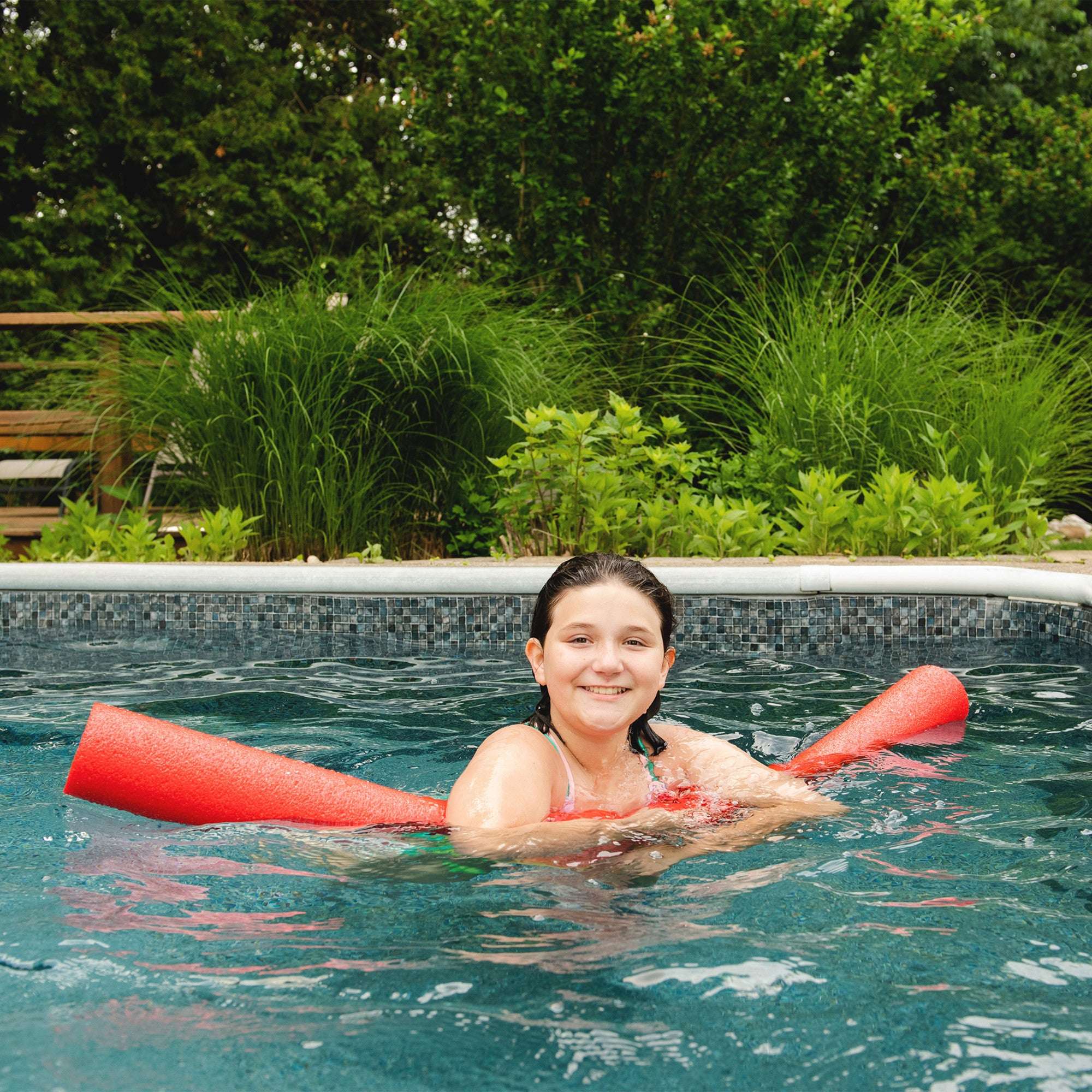 Big Joe Mega Swim Noodle Pool Noodle (Single Unit), Blue, 48 inches long