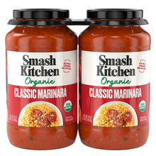 Two jars of Smash Kitchen Organic Classic Marinara pasta sauce