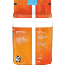 Dunkin ground coffee bag back with brewing instructions and contact details
