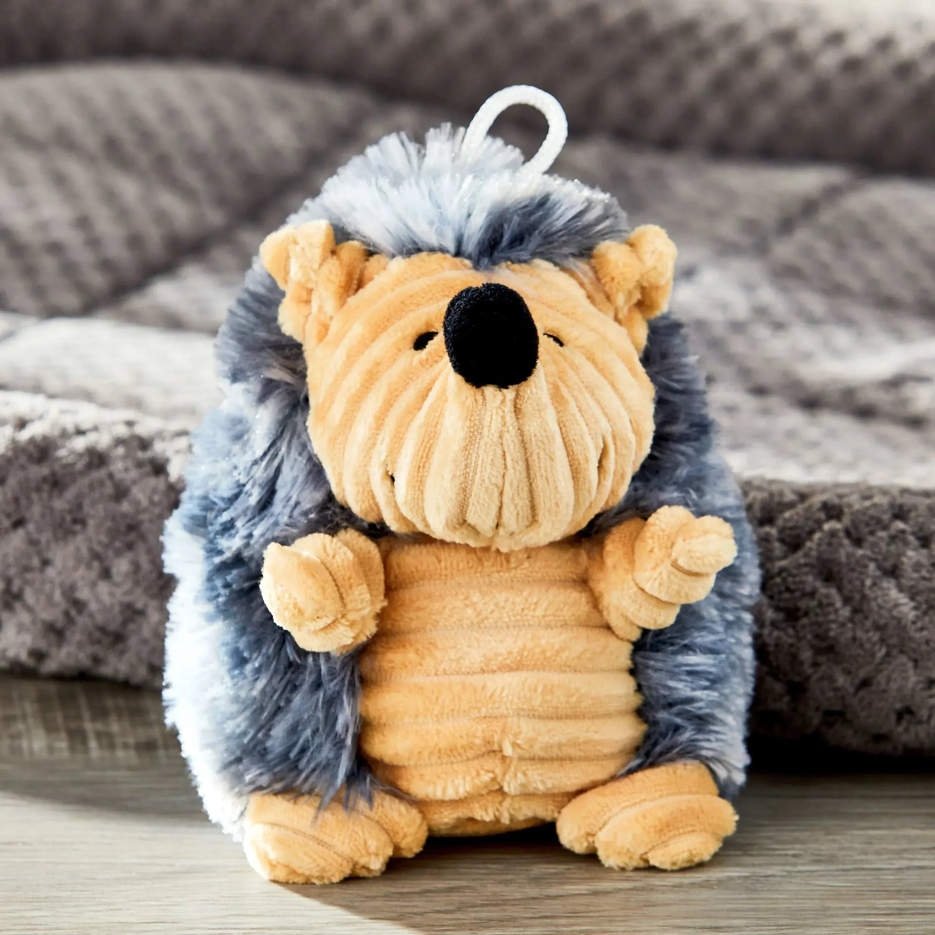 Vibrant Life Cozy Buddy Hedgehog Squeaky Dog Toy