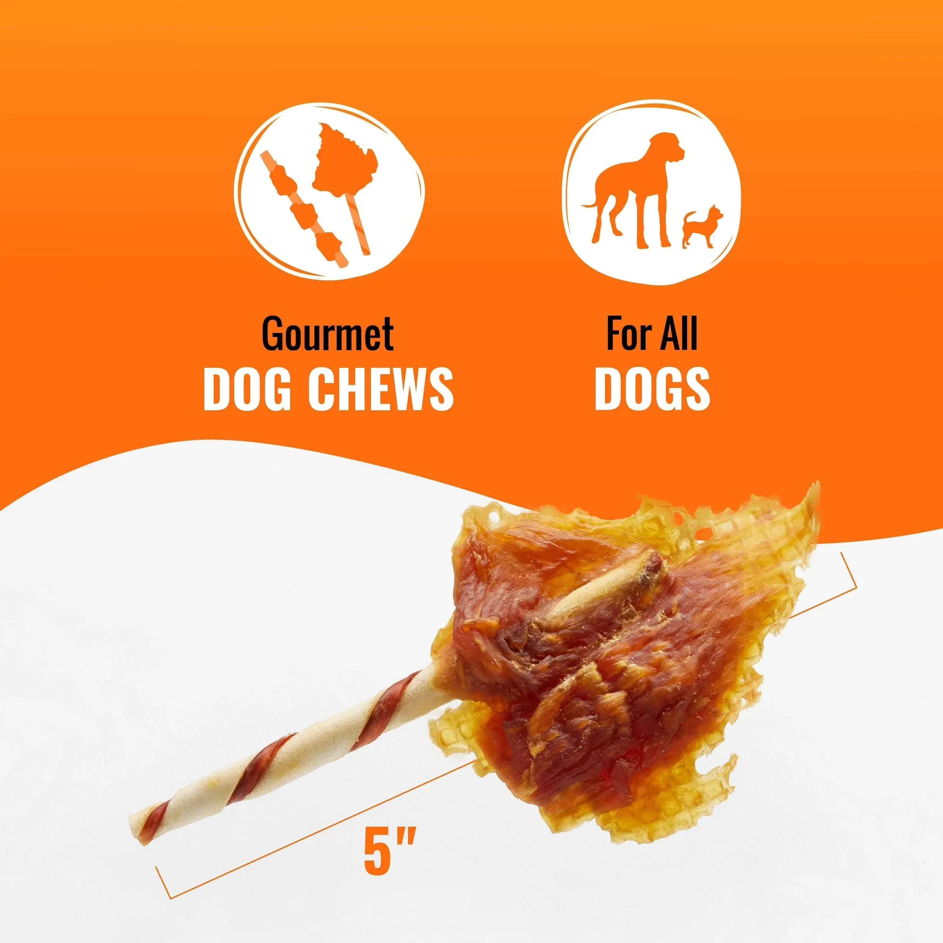 Good ’n’ Fun Triple Flavor Wings Rawhide Chew for Dogs, 4 oz