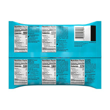 Assorted Easter candy bag back panel with nutrition facts and calories labels