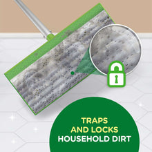Swiffer Mop & Go wet mop pad with textured cloth and trap-lock detail