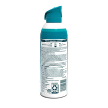 Lysol Air Sanitizer spray bottle showing back label and teal spray cap