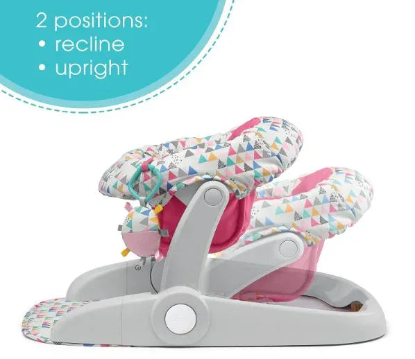 Summer Infant Learn-to-Sit 2-Position Floor Seat (Funfetti Pink) â€“ Sit Baby Up in This Adjustable Baby Activity Seat - USA MEGA SHOP