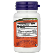 NOW Foods Dairy Digest Complete Supplement Facts label on bottle