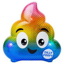 Rainbow poop character hide-and-seek toy, large eyes and friendly smile